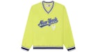 Aime Leon Dore x New York Mets Nylon V-Neck Pullover Green