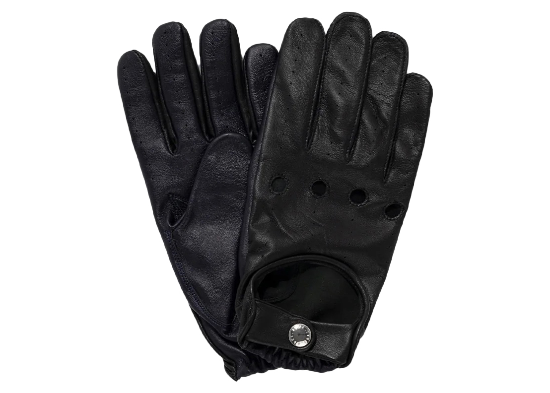 Aime Leon Dore x Porsche 356 Leather Driving Gloves Black/Navy 