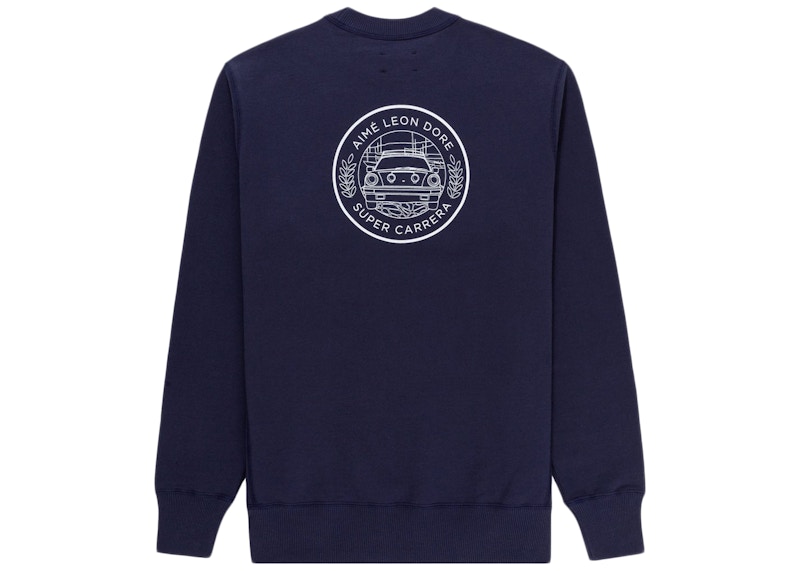 Aime Leon Dore x Porsche 911SC Crewneck Sweatshirt Navy Men's