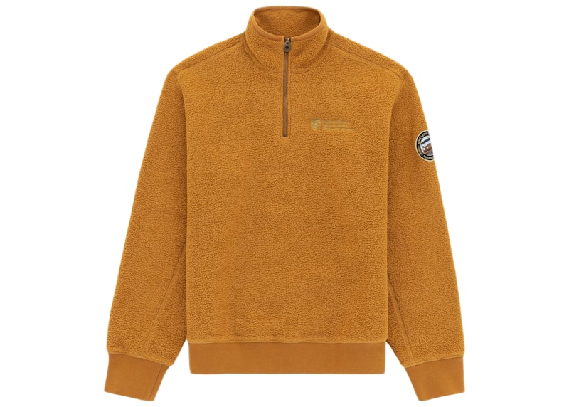 Aime Leon Dore x Porsche 911SC Fleece Quarter Zip Pullover Brown