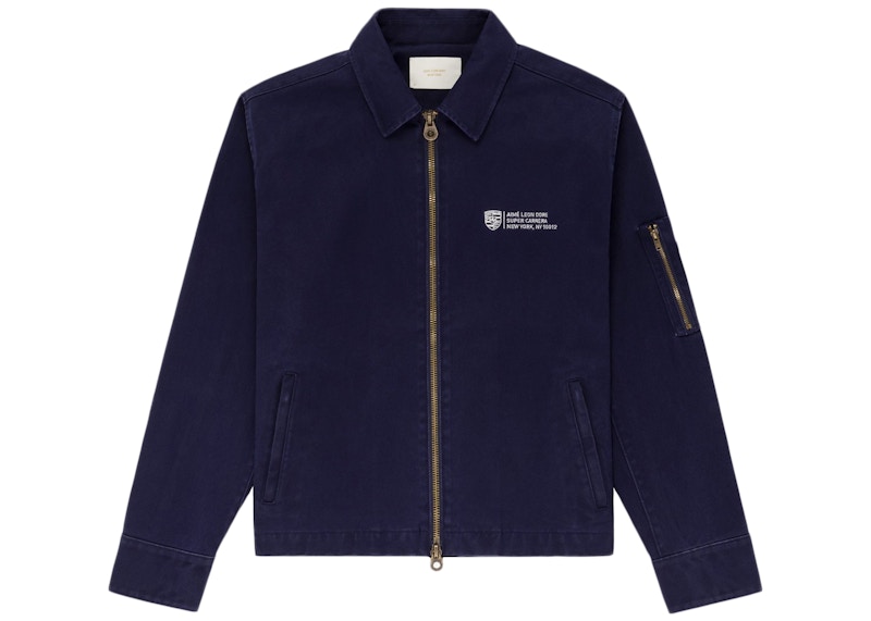 Aime Leon Dore x Porsche 911SC Mechanic Jacket Navy Men's - SS21 - US