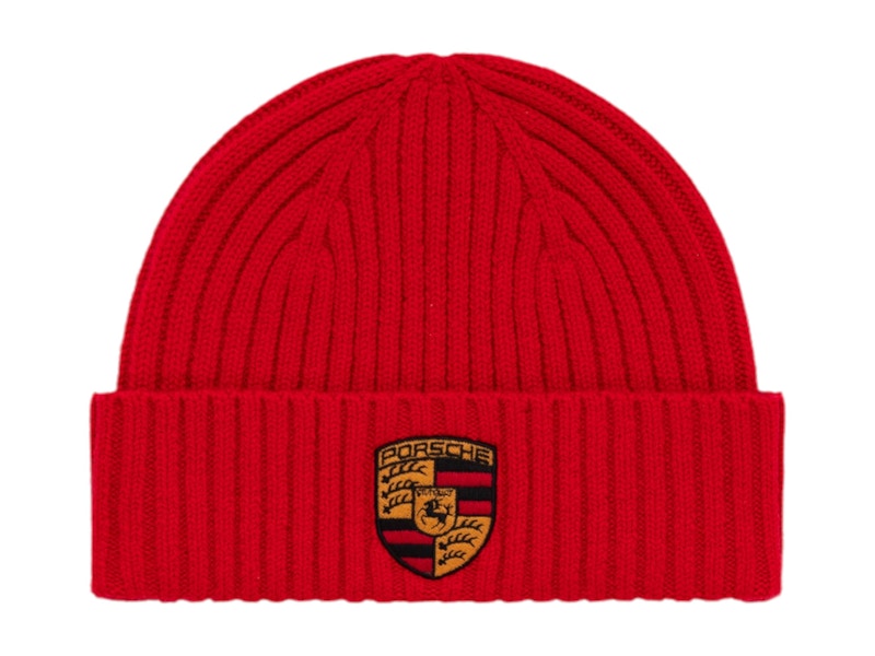 Aime Leon Dore x Porsche 993 Turbo Cashmere Beanie Tango Red