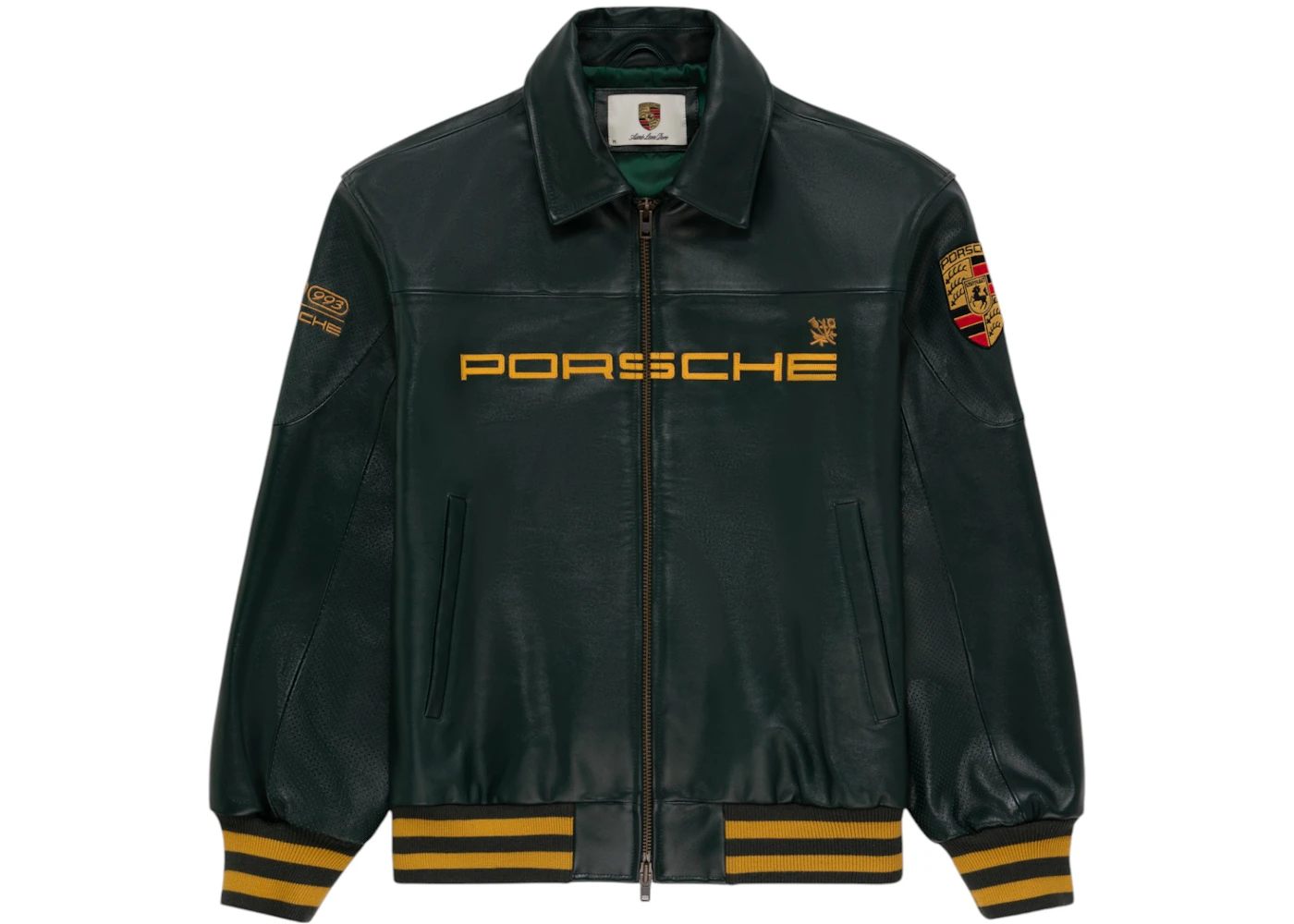 Aime Leon Dore x Porsche 993 Turbo Leather Club Jacket British