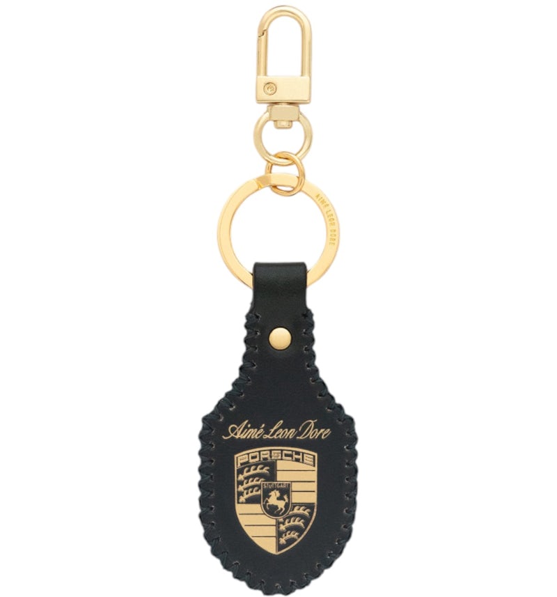 Aime Leon Dore x Porsche 993 Turbo Leather Key Fob Green Men's - FW24 - GB