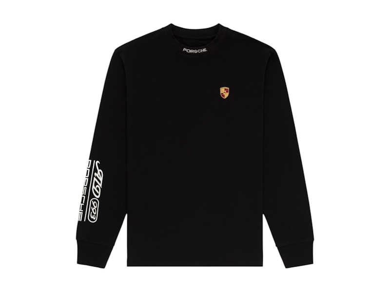 Aime Leon Dore x Porsche 993 Turbo Logo Long Sleeve Tee Jet Black Men s FW24 US