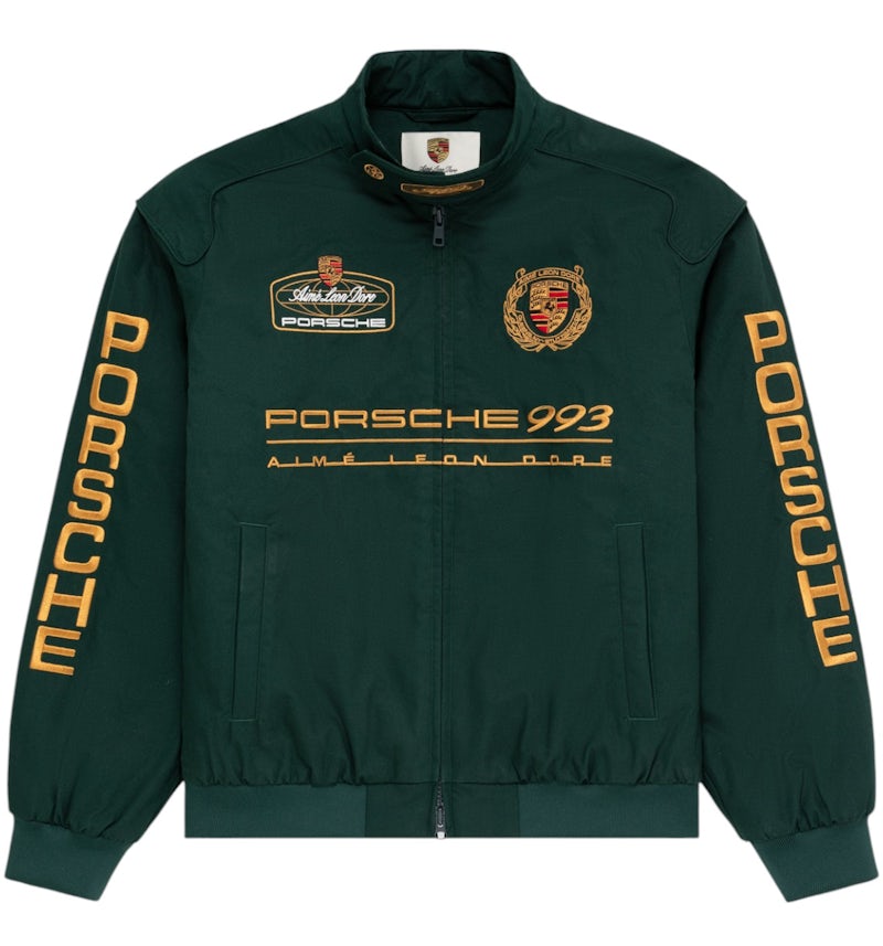 Aime Leon Dore x Porsche 993 Turbo Racing Jacket British Racing Green ...