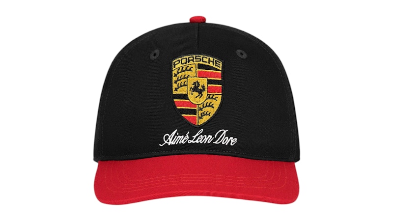 Aime Leon Dore Porsche ベースボールキャップ Aime Leon Dore x Porsche Colorblock Logo Hat Black Men's