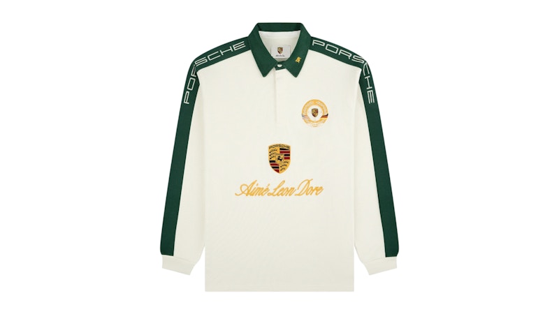 Aime Leon Dore x Porsche Crest Rugby Cream Men's - FW25 - US