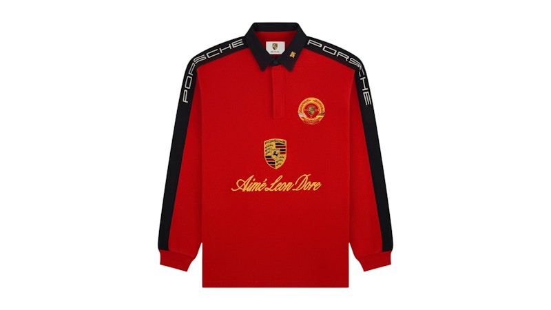 Aime Leon Dore x Porsche Crest Rugby Red Men's - FW25 - US