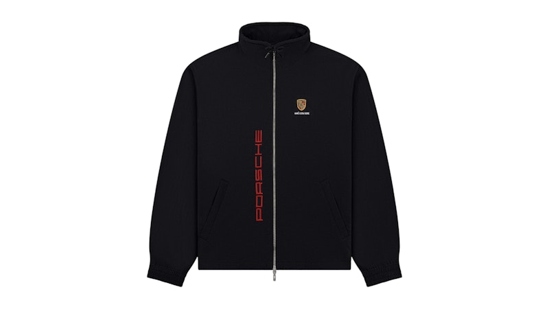 Aime Leon Dore x Porsche Nylon Track Jacket Black Men's - FW25 - US Aime Leon Dore x Porsche Nylon Track Jacket Black Men's - FW25 - US