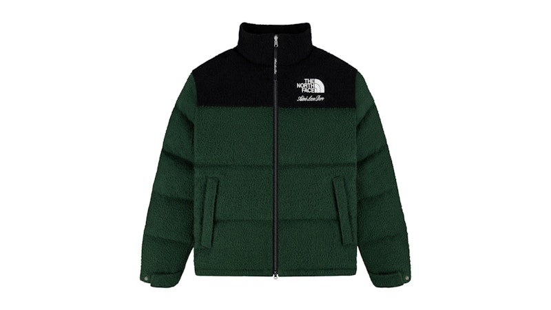 Pre-owned Aimé Leon Dore Men's Aime Leon Dore X The North Face Casentino Nuptse Jacket In Kombu Green