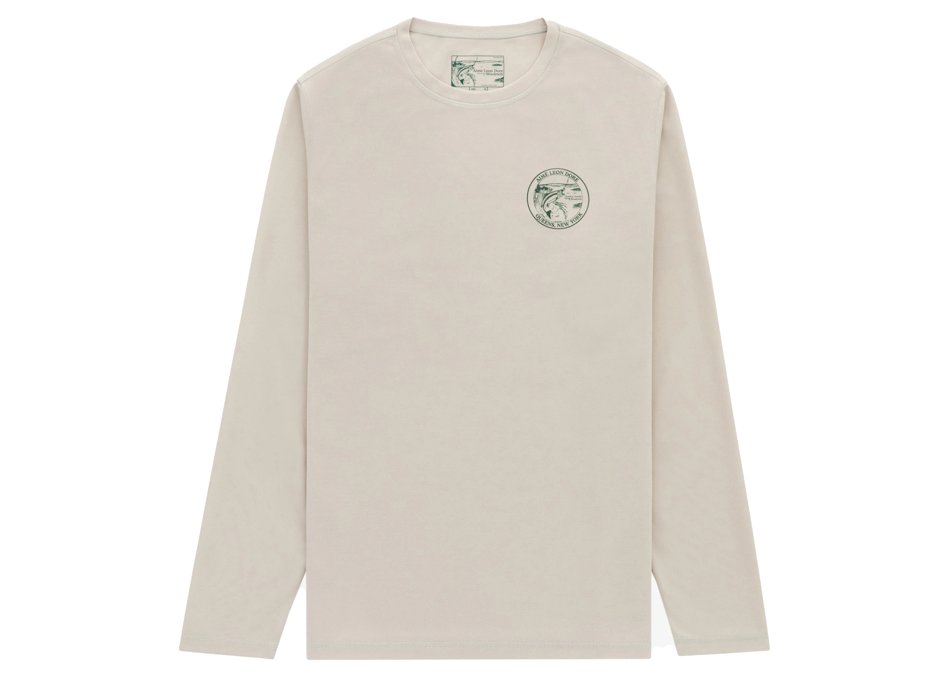 Aime Leon Dore x Woolrich Long-Sleeve Performance Tee Taupe Men's 