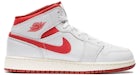 Jordan 1 Mid SE Blanco Dune Rojo (para escolares)