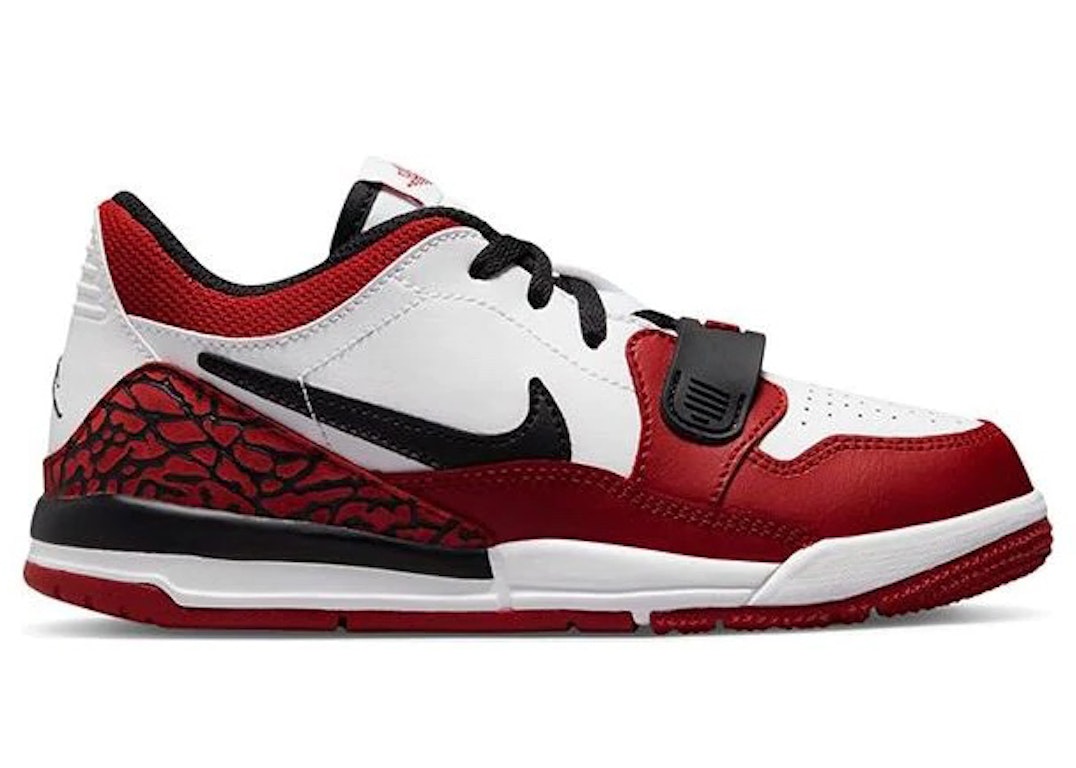 Pre-owned Jordan Legacy 312 Low Chicago Red (ps) In White/gym Red/black