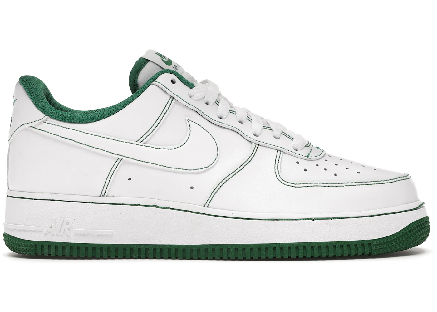 air force 1 green and white