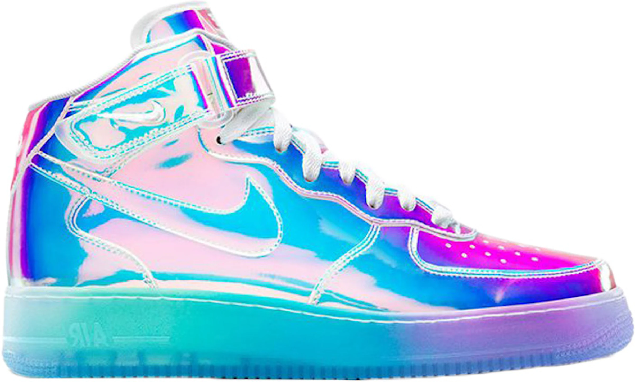 implícito difícil Armstrong Nike Air Force 1 Mid Iridescent (Nike ID) - 779425-991 - ES