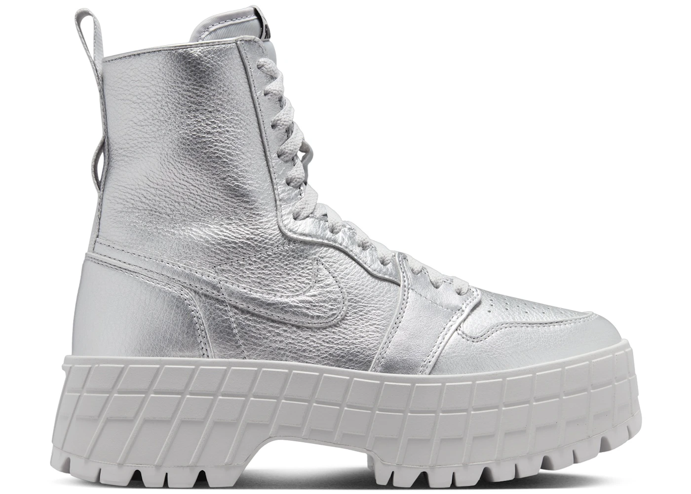 Jordan 1 Brooklyn Metallic Silver Neutral Grey (Women's) - FJ5737-002 - US