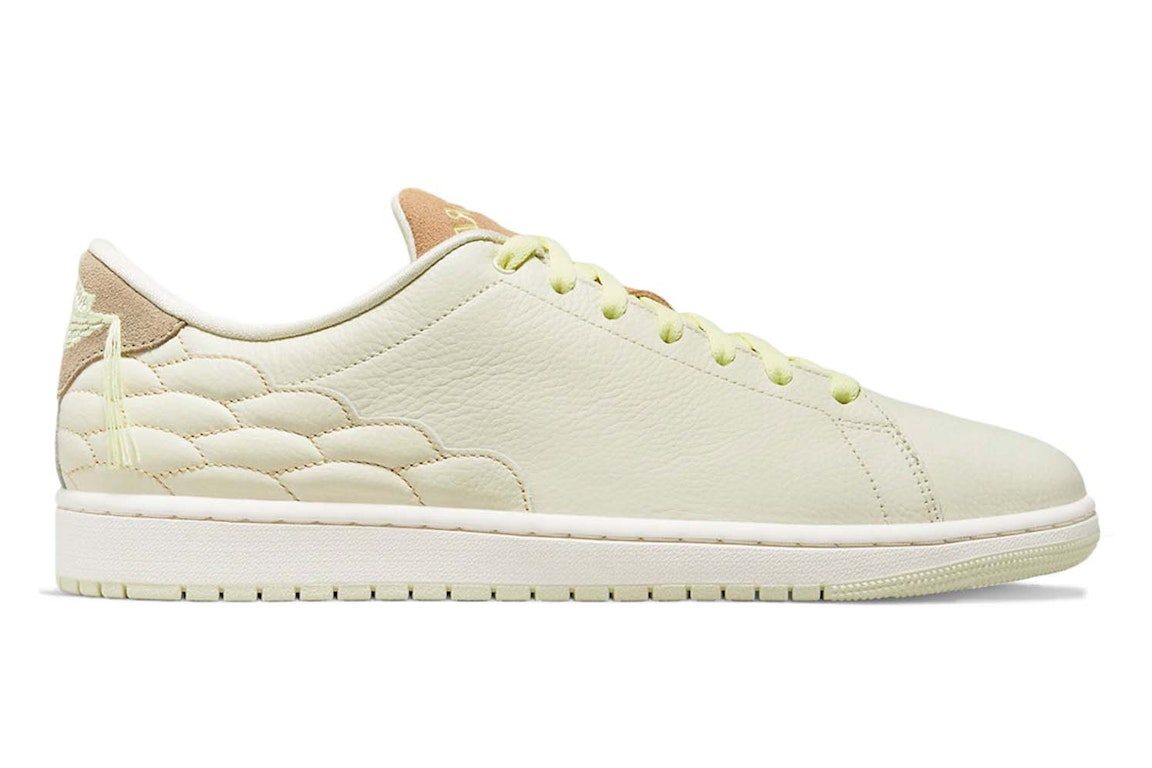 Pre-owned Jordan 1 Centre Court Sail Lime In Sail/lime