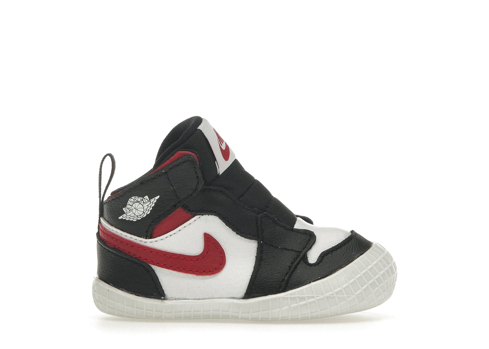 Jordan 1 Crib Bootie Black White Gym Red I AT3745 061 US