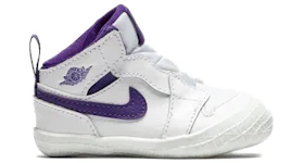 Jordan 1 Crib Bootie White Court Purple (I)