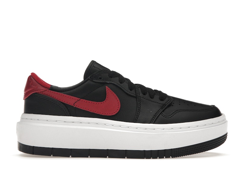 Nike air jordan low black outlet red