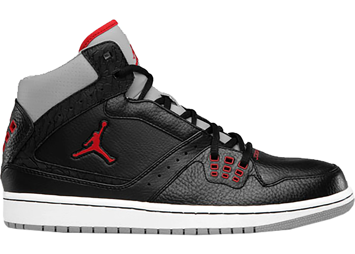 Jordan 1 Flight Black Red Cement Men s 372704 010 US
