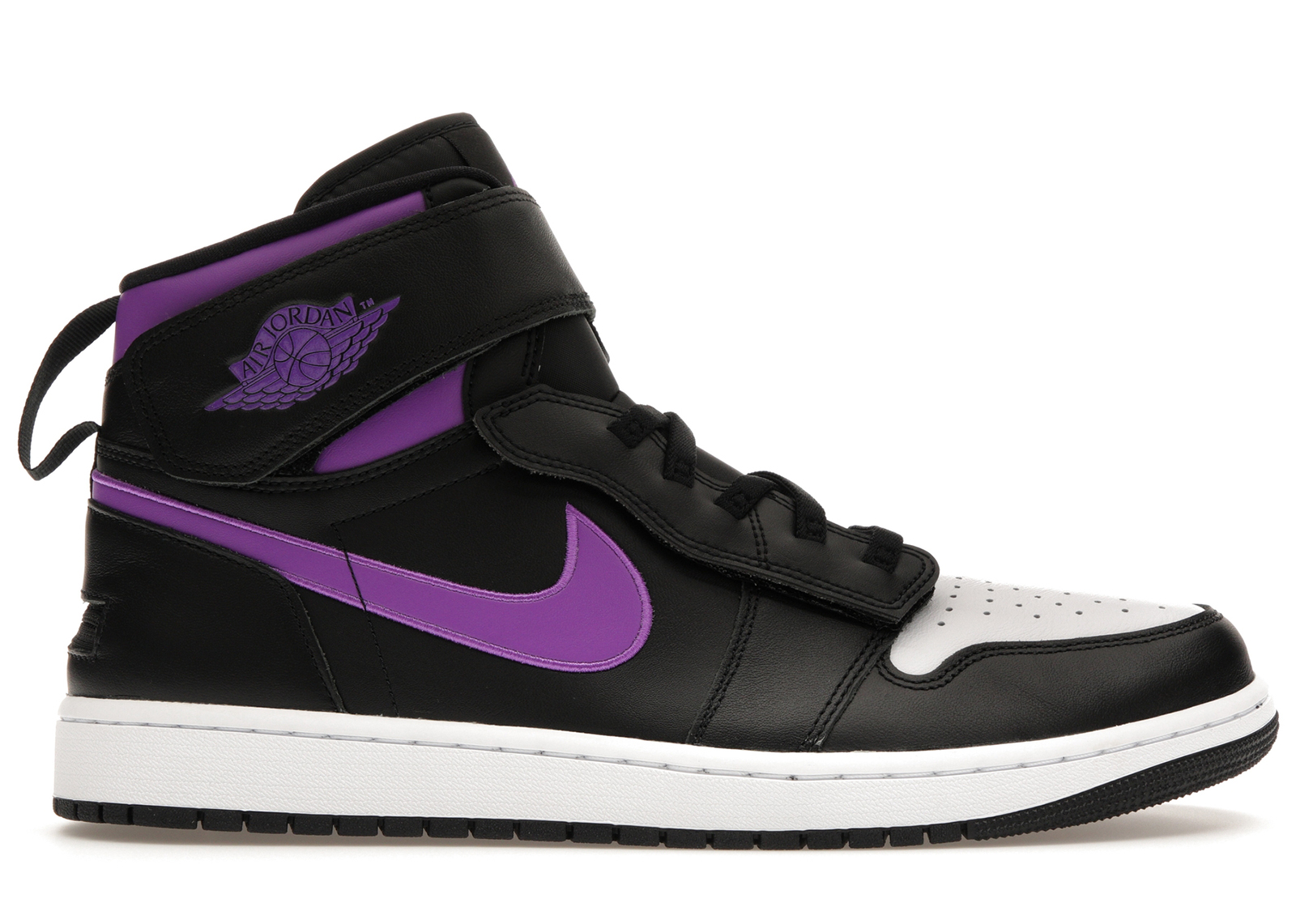 Jordan flight black store and purple