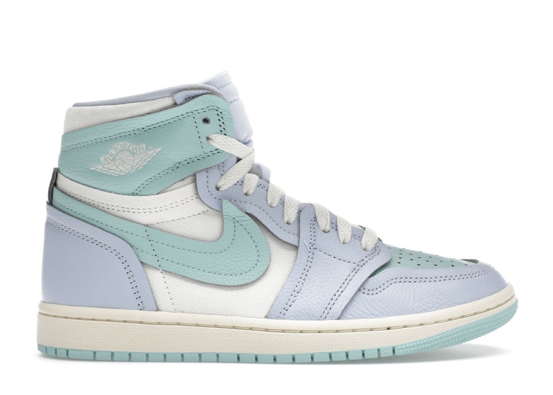 Pre-owned Jordan 1 High Method Of Make (women's) Sneakers In Hydrogen Blue/light Dew/coconut Milk
