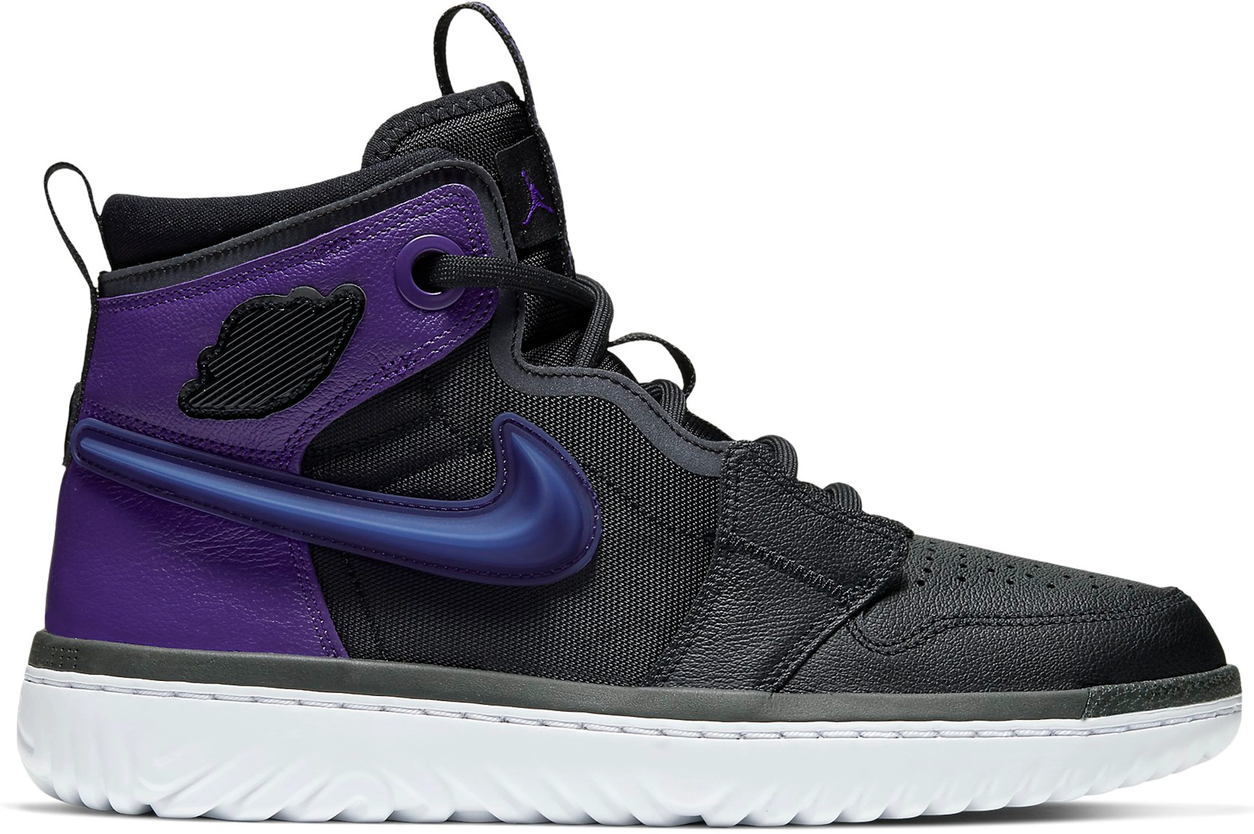 Jordan 1 High React Black Court Purple Men s AR5321 005 US