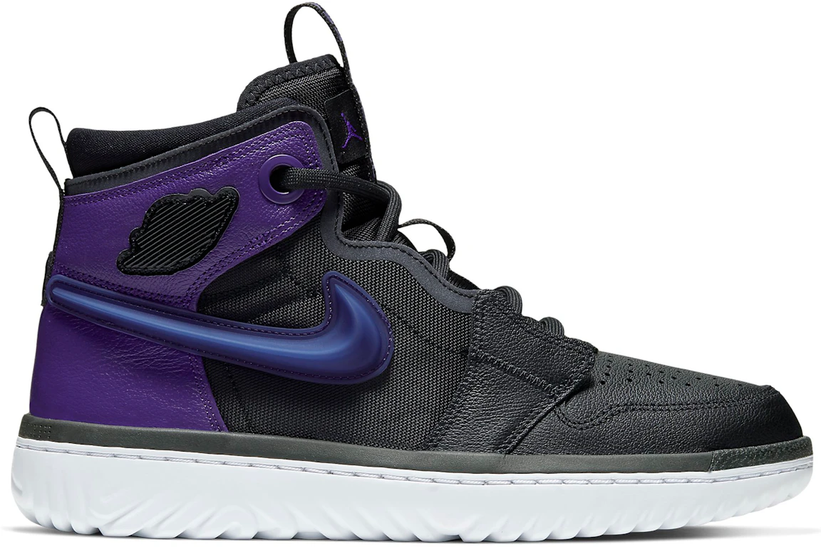 Jordan 1 High React Black Court Purple