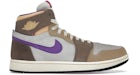 Jordan 1 High Zoom Air CMFT 2 en marrón claro y morado