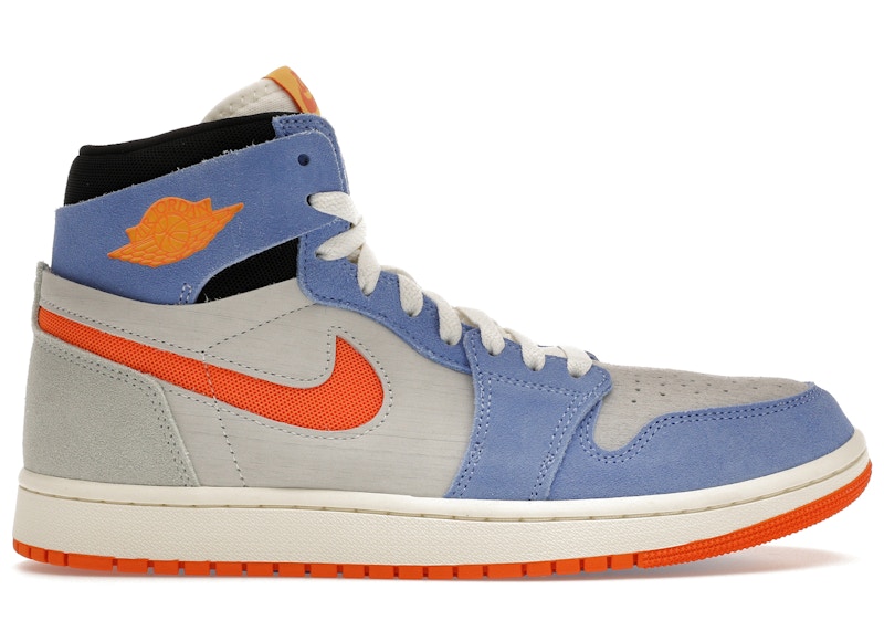 Royal blue and orange jordans on sale