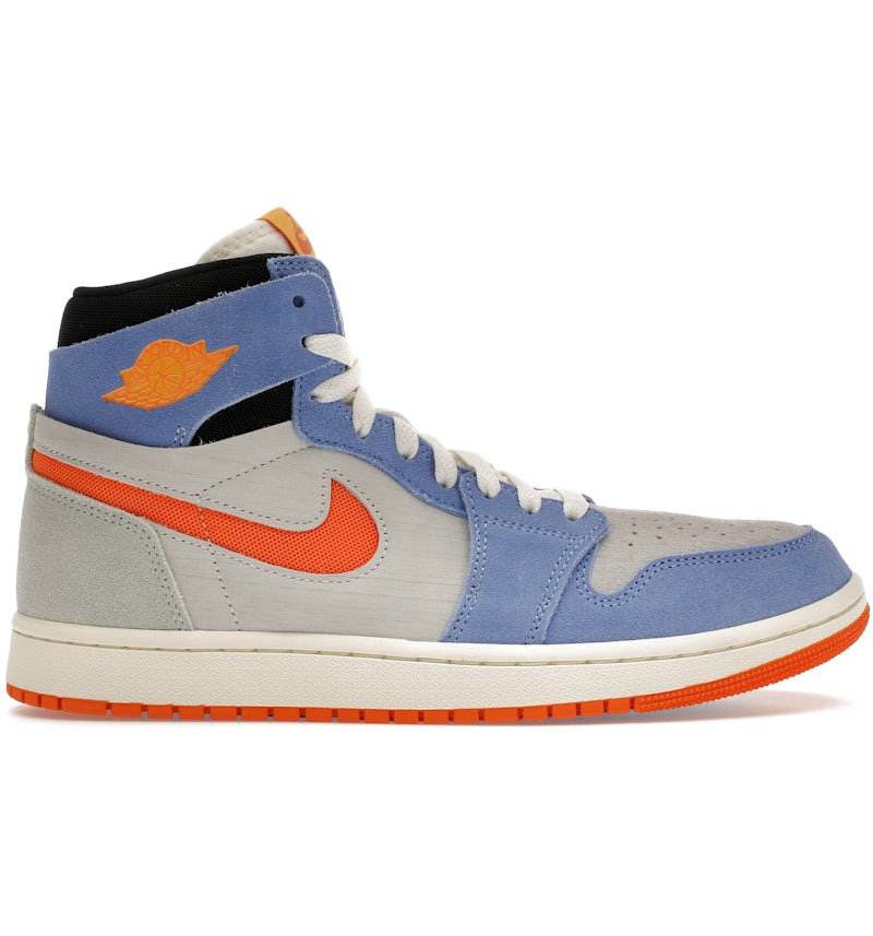Jordan High Zoom Air CMFT Azul real Pulse Alpha Anaranjado