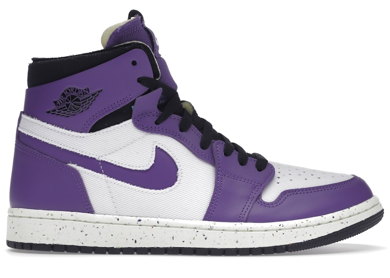 Jordan 1 High Zoom Air CMFT Crater Purple Men's - CT0978-501 - US