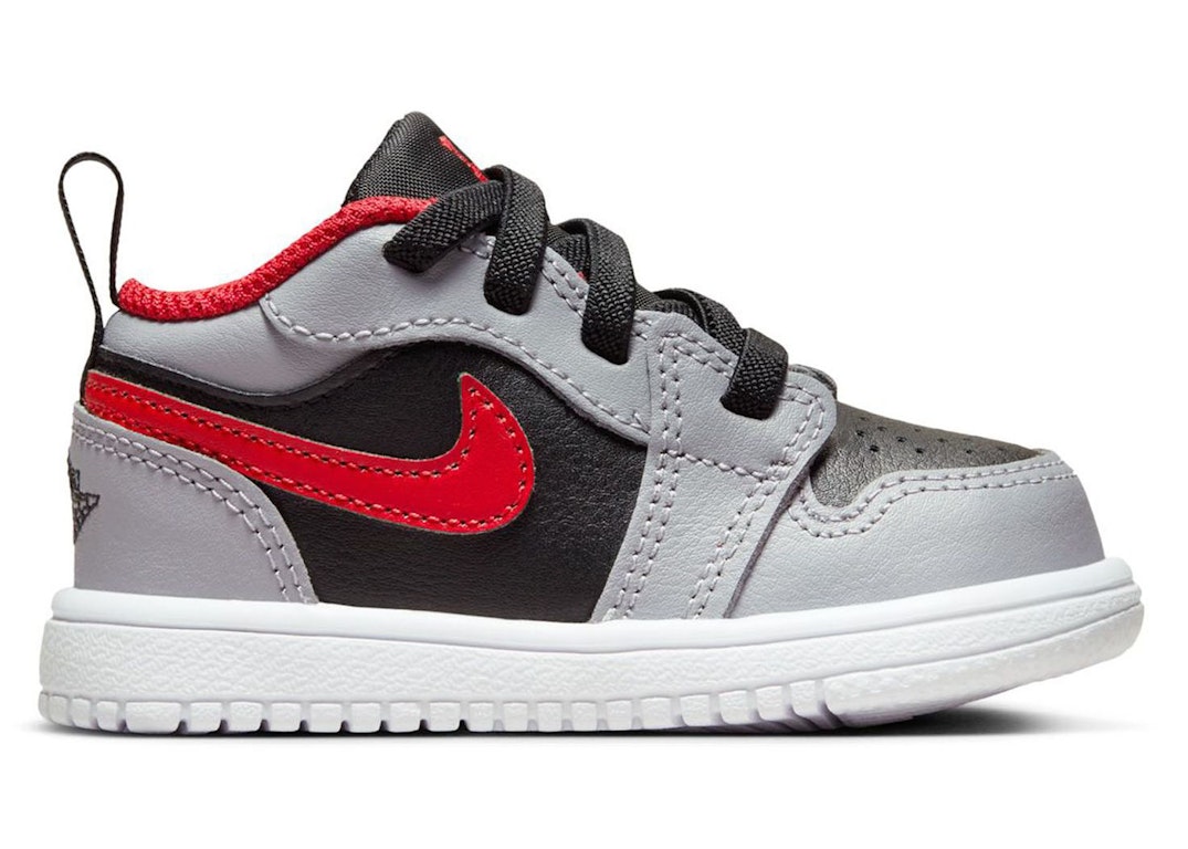 Pre-owned Jordan 1 Low Alt Cement Fire Red (td) In Black/cement Grey/white
