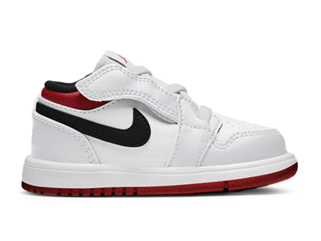 Pre-owned Jordan 1 Low Alt White Gym Red (td) In White/gym Red