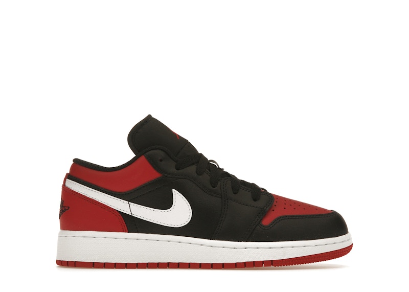 Jordan 1 Low Alternate Bred Toe (GS) Kids' - 553560-066 - US