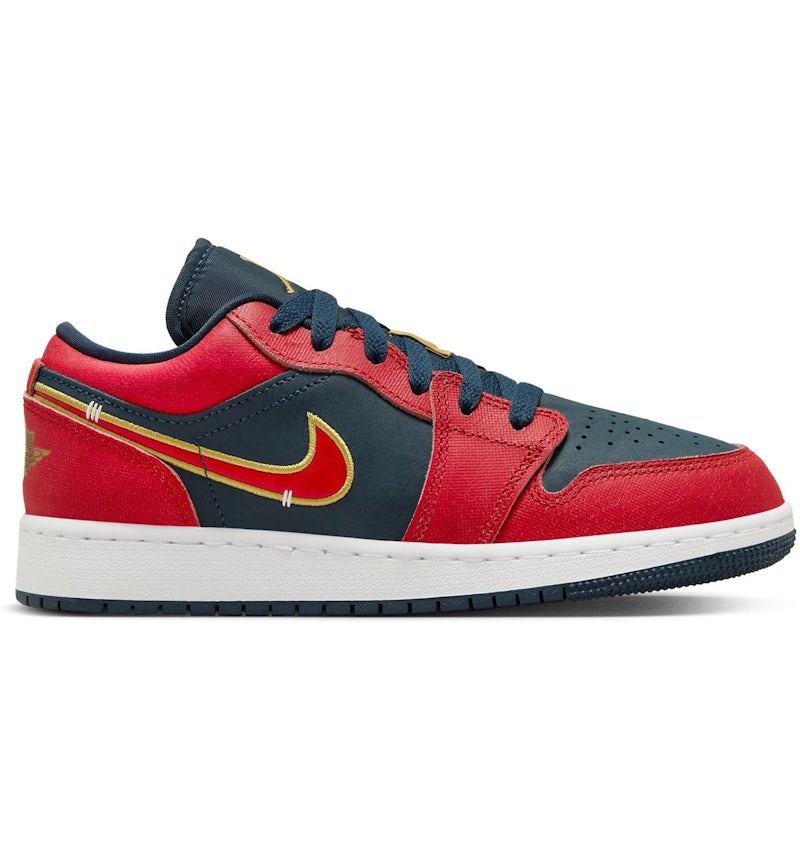 Navy Blue And Red Jordan Low Nike Air Jordan Low OG White Gym Red