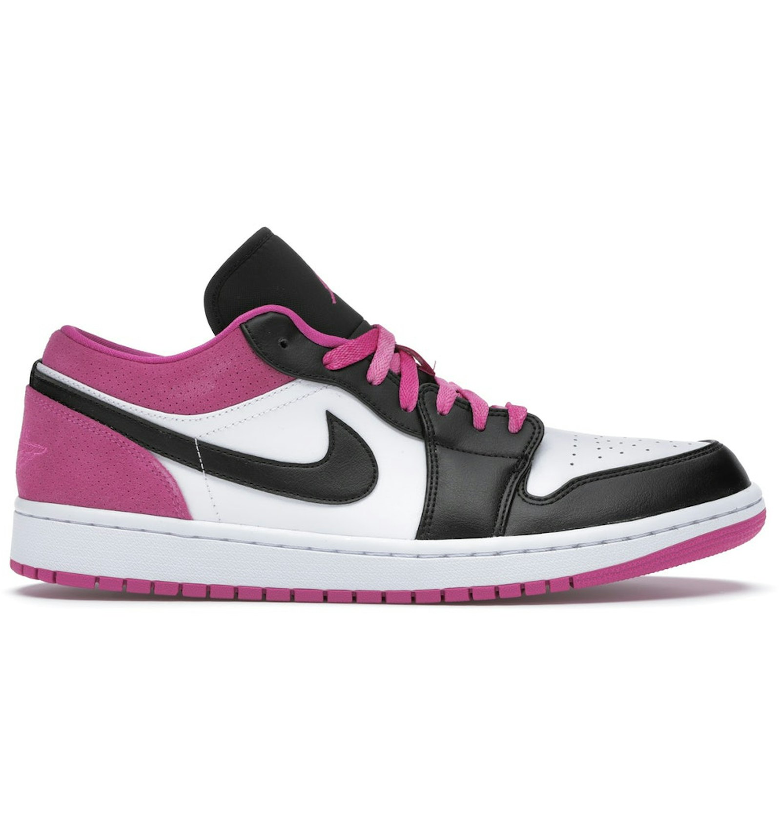 Jordan 1 Low Black Active Fuchsia