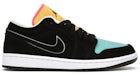 Jordan 1 Low Black Aurora Green Laser Orange