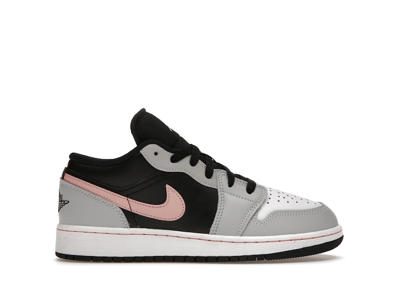 Jordan 1 Low Black Grey Pink (GS) キッズ - 553560-062 - JP