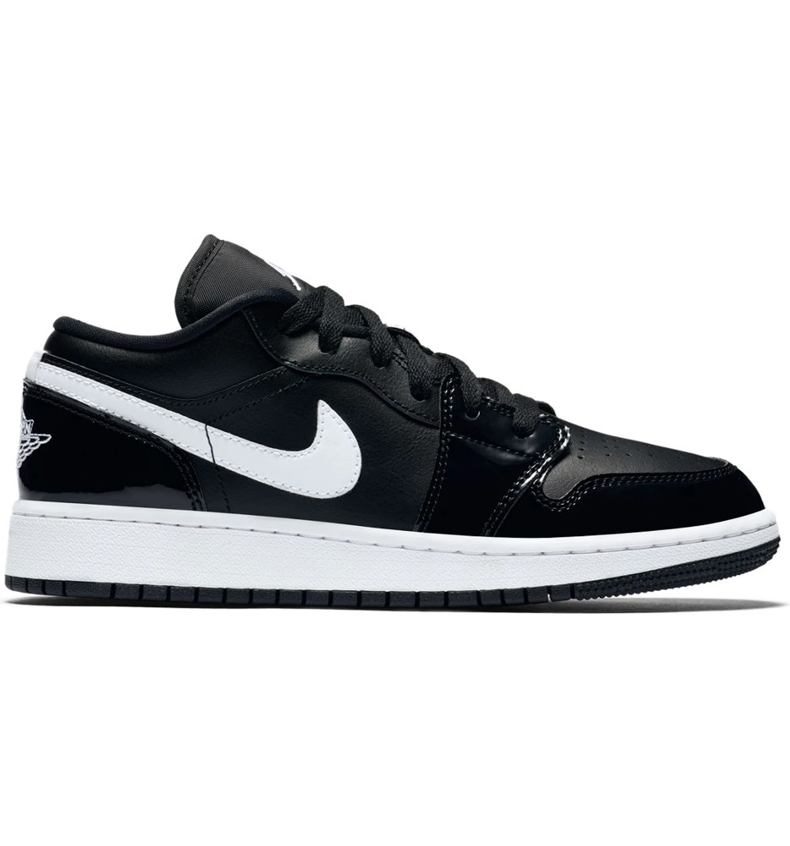 black patent jordans