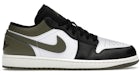 Jordan 1 Low Black Toe Medium Olive