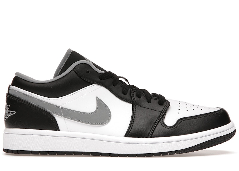 Jordan 1 Low Black White Grey - 553558 