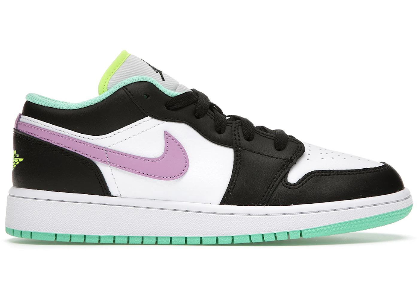Jordan 1 Low Green Glow Violet Shock Gs 151 Jordan 1 Low Green Glow Violet Shock Gs 151