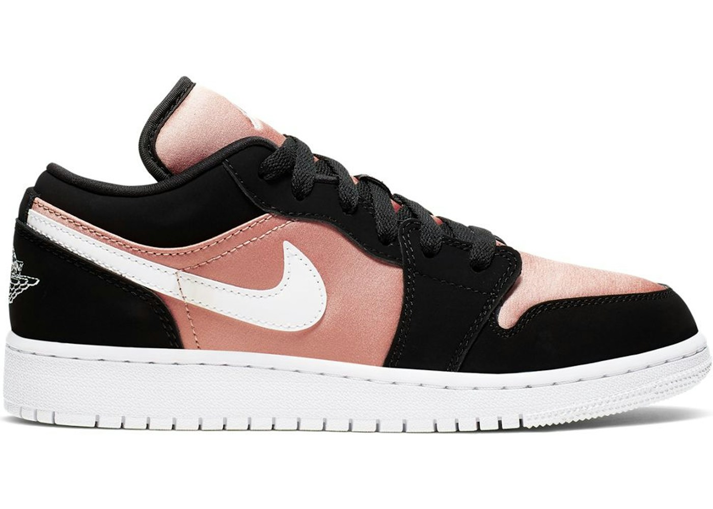 Jordan 1 Low Black White Rose Gold Gs 090 Jordan 1 Low Black White Rose Gold Gs 090