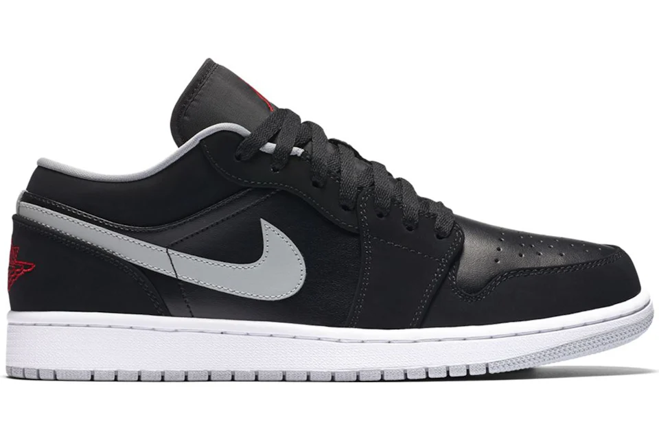 Jordan 1 Low Black Wolf Grey Men s 553558 032 US