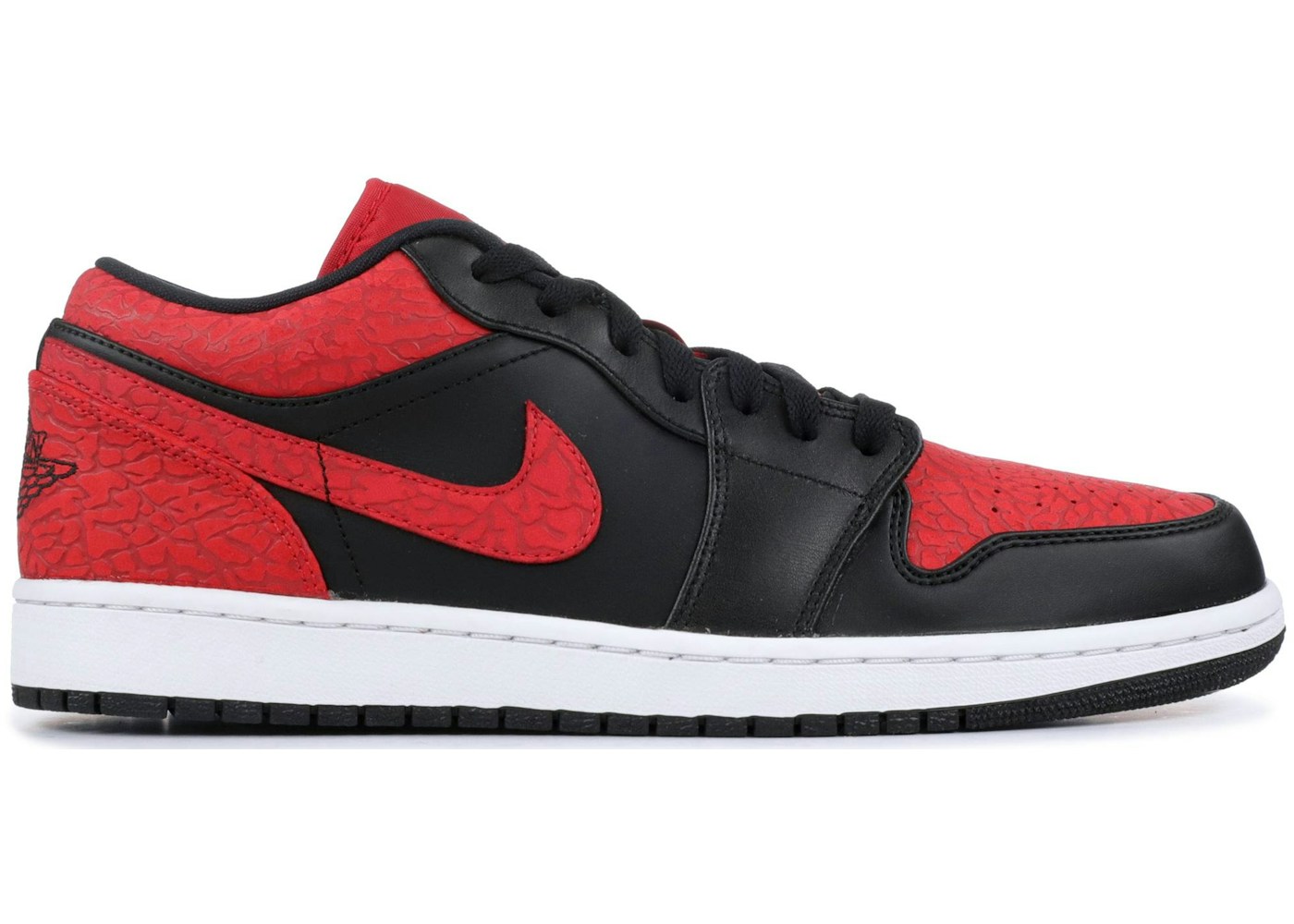 Jordan 1 Low Bred Elephant Print - 553558-013