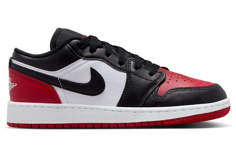 Jordan 1 Low Bred Toe 2.0 Men's - 553558-161 - US