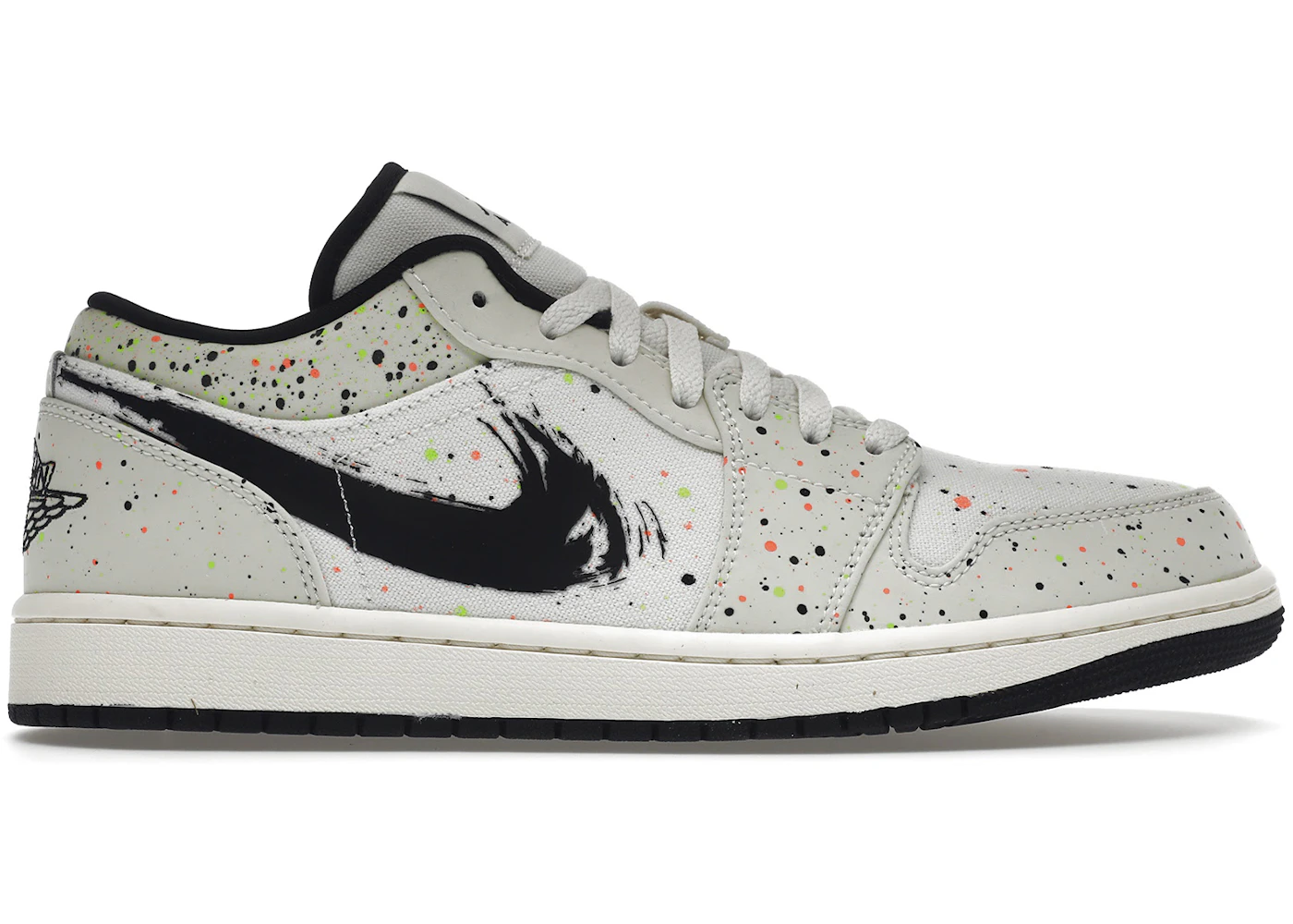 Jordan 1 Low Brushstroke Men's - DM3528-100 - US